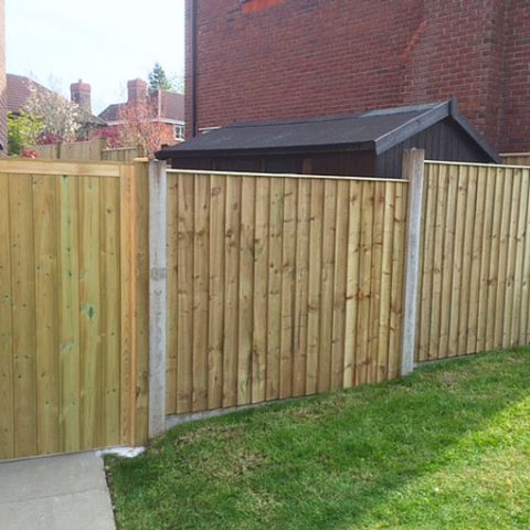 Feather Edge Timber Fence Panels