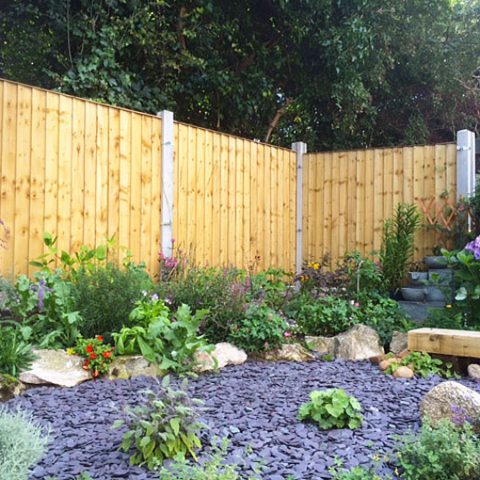 Wooden Feather Edge Fence