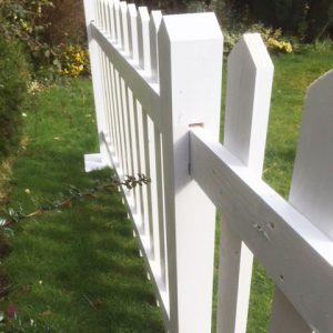White Events Picket Fencing