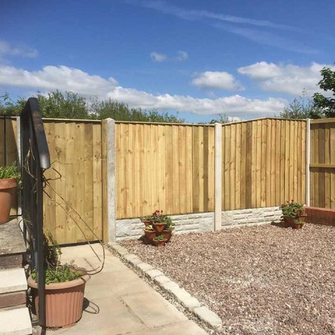 Feather Edge Fence Panels